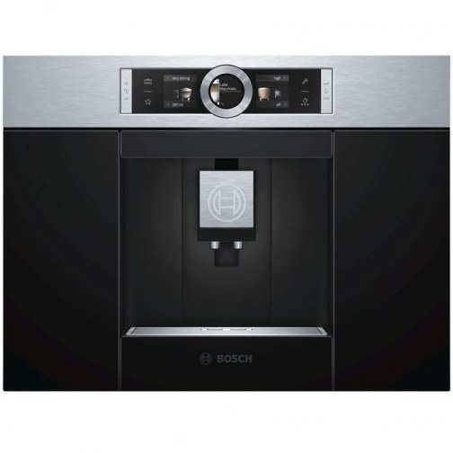 اسپرسوساز توکار بوش مدل CTL636es1 - آماده کردن همزمان دو فنجان از انواع قهوه و تهیه خامه قهوه تنها با فشار یک دکمه -سیستم گرمایشی نوین با حرارت دهی یکنواخت به هنگام دم کردن - اماده سازی انواع اسپرسو، قهوه ، کاپوچینو، لاته ماکیاتو ،کافه لاته تنها بالمس یک دکمه -آسیاب کن پیشترفته و کم صدا ساخته شده از سرامیک ضد سایش -تمیزی سرع و آسان سی ...