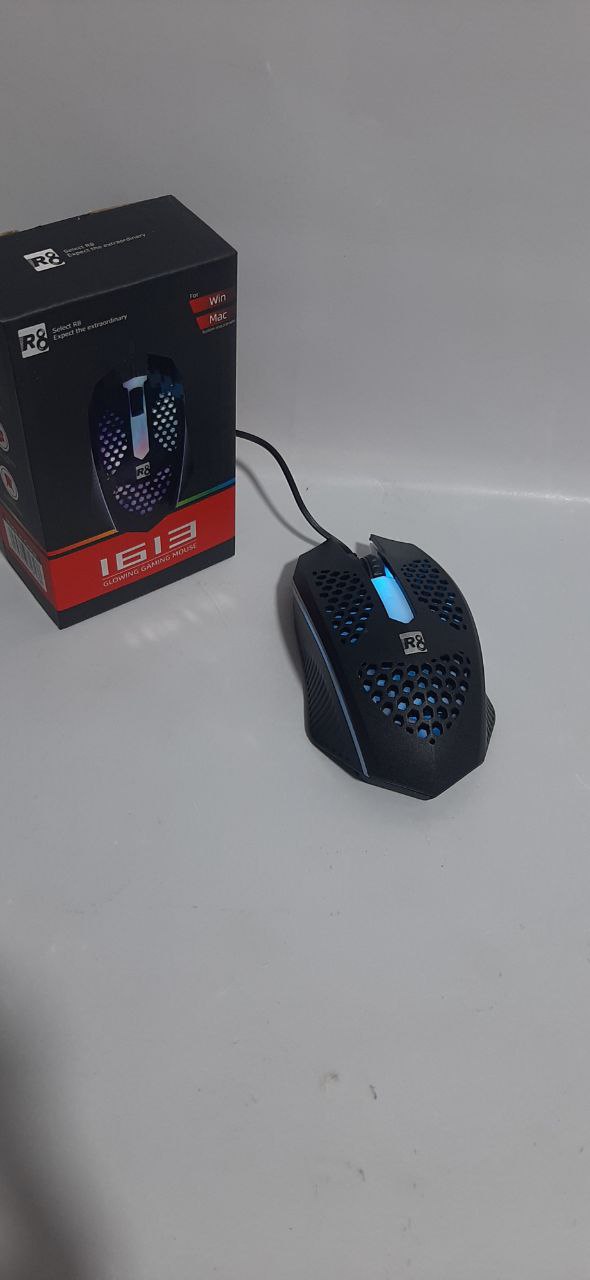 موس گیمینگ R8 - موس گیمینگ RGB  R8
مدل:1613
طول عمر:2.000.000
تعدادکلید ها:3
طول سیم:  135 CM
پورت USB
وضوح تصویر:تا1600